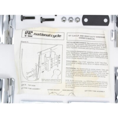 National Cycle Windshield Mount Kit Part Number - 55-3103