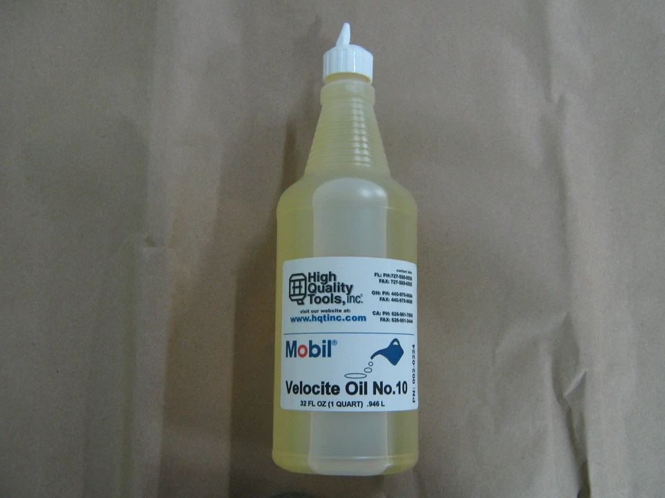 1 QUART OF MOBIL VELOCITE SPINDLE OIL #10 BRIDGEPORT MILL