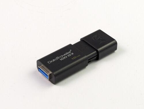 Genuine Kingston DataTraveler 100 G3 16GB Thumb Drive USB 3.0 - Made In Taiwan - Imagen 4 de 9