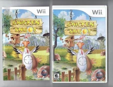 Nintendo Wii Chicken Shoot video Game Complete (disc Case and Manual)