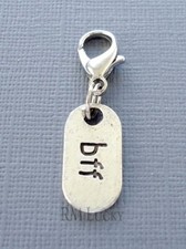 bff Best Friend Forever Clip On Charm Pendant Lobster Clasp C218