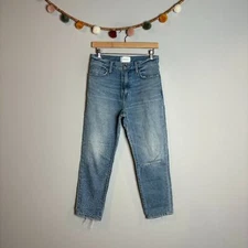 Current Elliott distressed cropped jeans