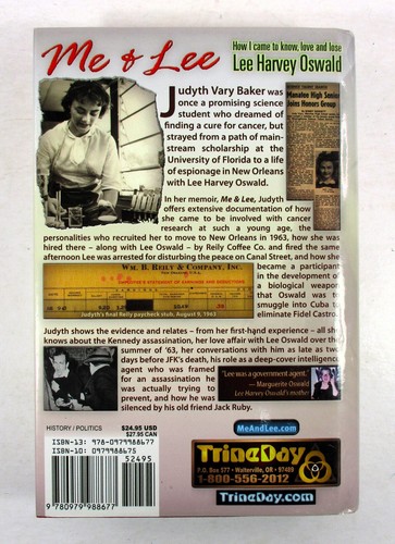 SIGNED 1st/1st "Me & Lee" Judyth Vary Baker 2010 HC DJ Harvey Oswald- Trine Day - Picture 3 of 8
