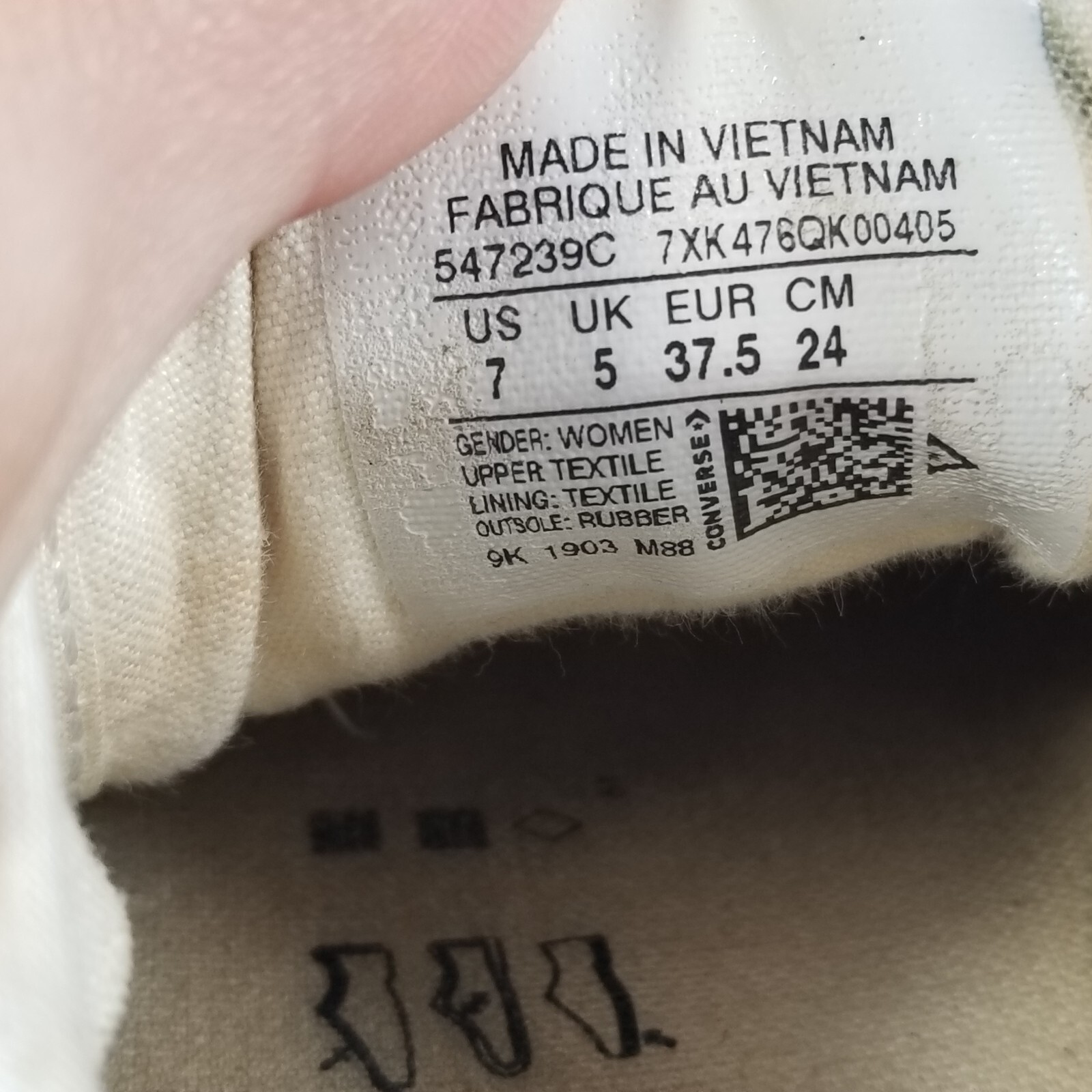 Converse CT All Star Shoreline Womens Size 7 Athletic Shoes Sneakers 547239C thumbnail 10