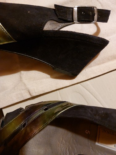 schuhe damen 39 gebraucht Wildleder Mit Lacklederstreifen von Habor mit... - Bild 2 von 3