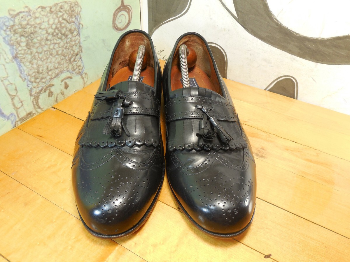 Bostonian Classics Black Leather Kiltie Tassel Wingtip  display picture 1