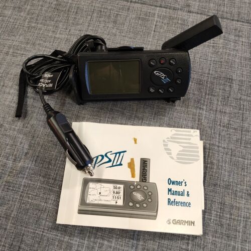 Garmin GPS III 3 Handheld Hiking GPS Navigation Personal Navigator TracBack - Photo 1/9