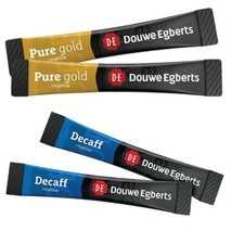Douwe Egberts Pure Gold & Decaf Loose Instant Coffee Sticks Sachets-50, 100, 500