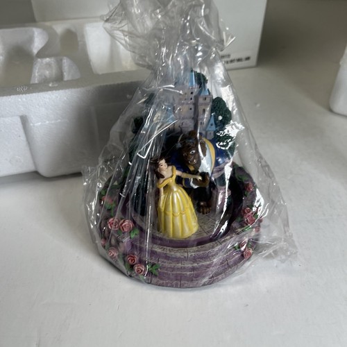 Vintage-Disney Beauty And The Beast- Belle Beast Maurice Castle-Figurine - Picture 12 of 13