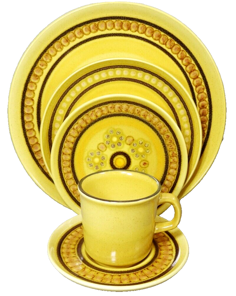 HONEYCOMB by Franciscan 5 Piece Place Setting NEW NEVER USED