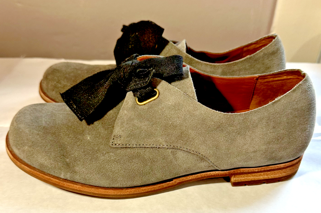 Kork Ease Beryl Bow Gray Suede Women's Size 8.5M eBay