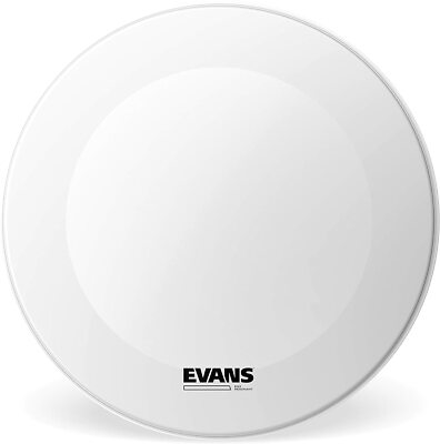 Evans 16'' EQ3 Smooth White No Port Version Bass Drum Head Skin BD16RSW-NP