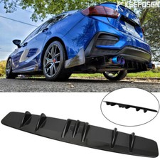 For Chevrolet Cruze Rs Sedan Rear Lip Bumper Diffuser Shark Fin 7 Wing Spoiler