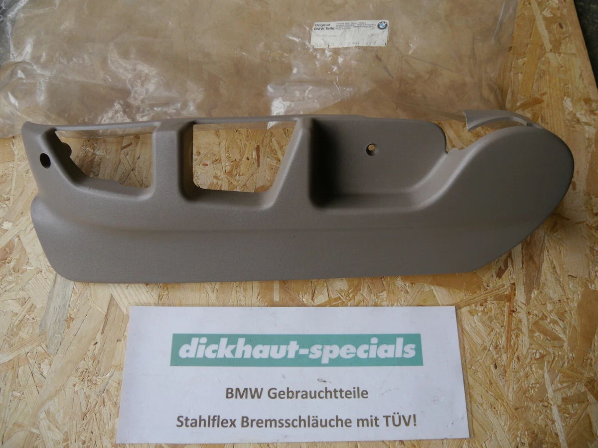 BMW E32 E34 Blende Sitz aussen links PERGAMENT NEU NOS 8140319 | eBay