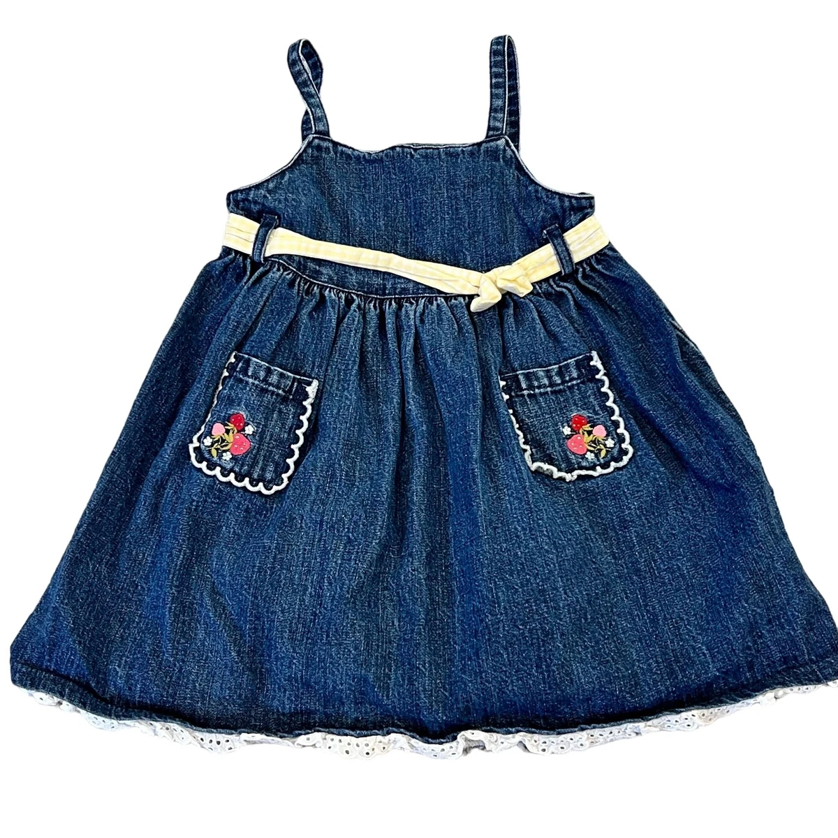 white christmas dresses Denim Peplum Baby Romper