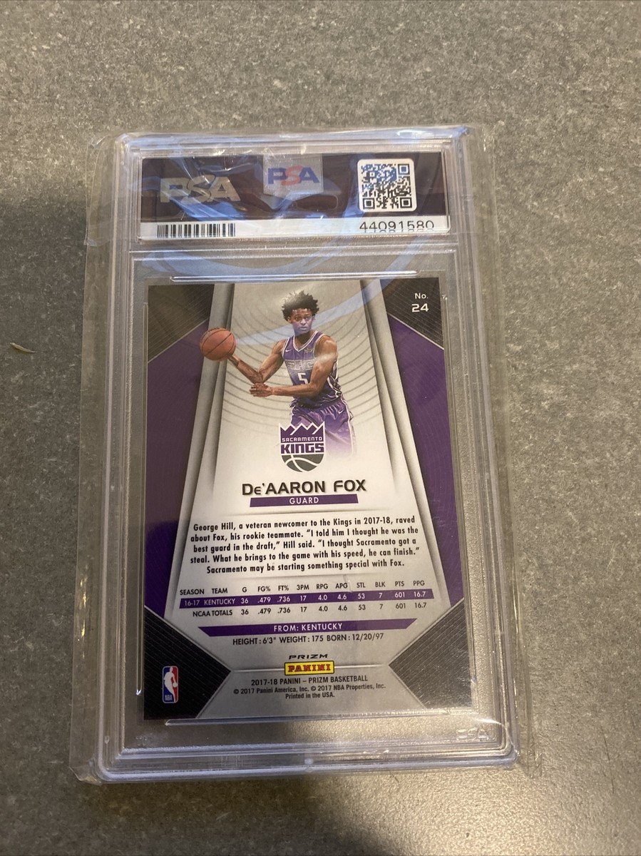 2017-18 Panini Prizm - De'Aaron Fox #24 Silver Prizm (RC