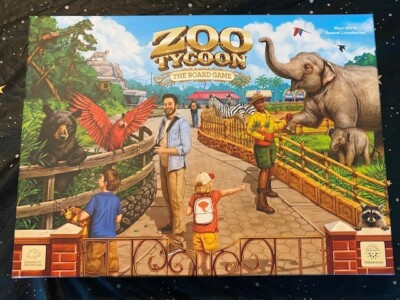 Zoo Tycoon the Board Game Deluxe Kickstarter Edition with Screen Printed Meeples