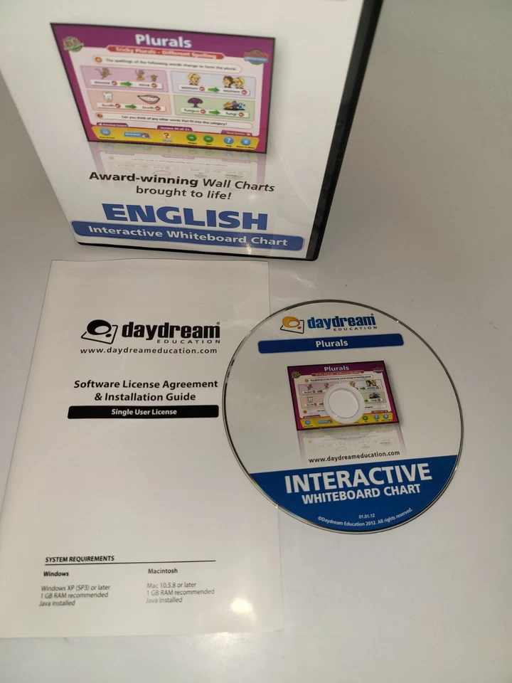Daydream Education Interactive Whiteboard Software: English - Plurals - Image 2 of 4