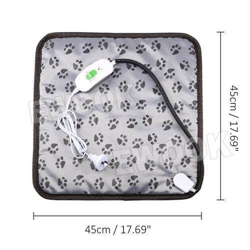 NEW Pet Electric Heat Pad Heated Heating Heater Mat Blanket Bed Dog Cat Bunny AU - Picture 9 of 11