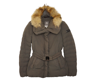 Ragazze Peuterey Giacca Vero Piumino Imbottito Inverno Simil Pelo 12 Anni  XL