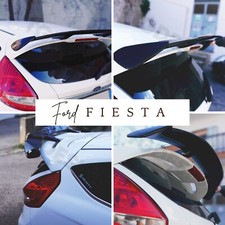 Rear wing, roof Ford Fiest VI VII MK6 MK7 glossy black fiberglass