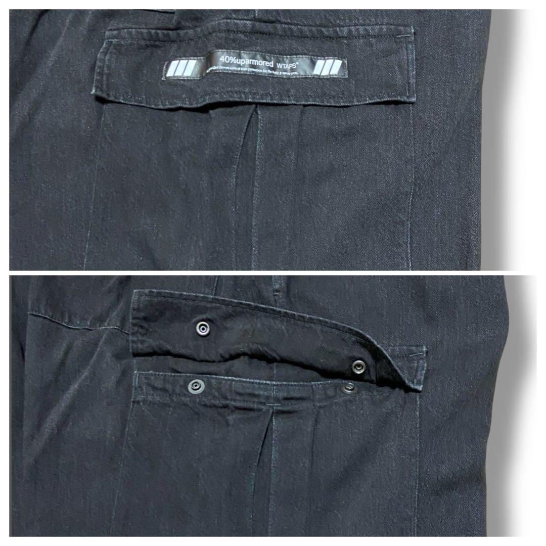 Wtaps X03 Denim Trousers Pants Black Size L with Tag Storage Wtaps X03 Denim Trousers Pants Black Size L with Tag Storage
