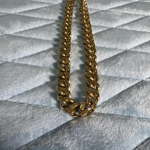Collana Saint Laurent catena oro antico collier corte YSL collana oro - Foto 12 di 16