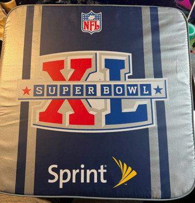 Super Bowl XL -40th Anniversary~ NFL Halftime Show Seat Cushion ~ Detroit 2006