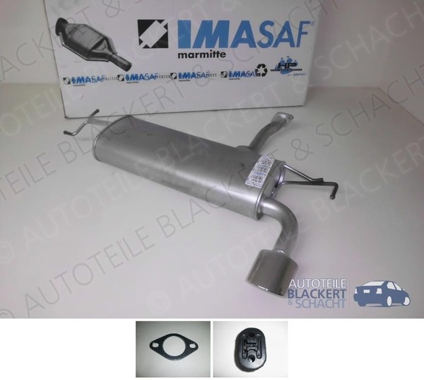 Imasaf Auspuff Endtopf+ZubehöR FüR Hyundai Tuscon+Kia Sportage 2.0+2.0I 16V 4X4-image