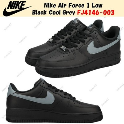 Size 10 - Nike Air Force 1 '07 Black Cool Grey for sale online | eBay