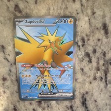 Pokémon Zapdos ex Sv: Scarlet & Violet 151 Ultra Rare Holo 192/165 200 HP