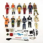 Vtg GI Joe ARAH 3.75 Figure Lot of 12 w/ Accessories Cobra Commander Bazooka
