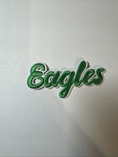 Small Eagles Word Embroidered Iron On Patches