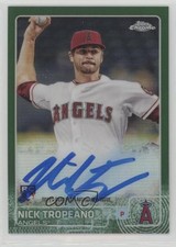 2015 Topps Chrome Rookie Green Refractor 72/99 Nick Tropeano #AR-NT Auto 1k5