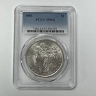 1886 Morgan Silver Dollar PCGS MS64 US Coin
