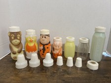 Vintage Evenflo Plastic Baby Bottles Used