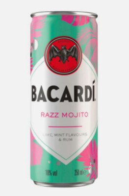 Bacardi Razz Mojito 10% vol. 12x0.25l Ds. EINWEG Pfand