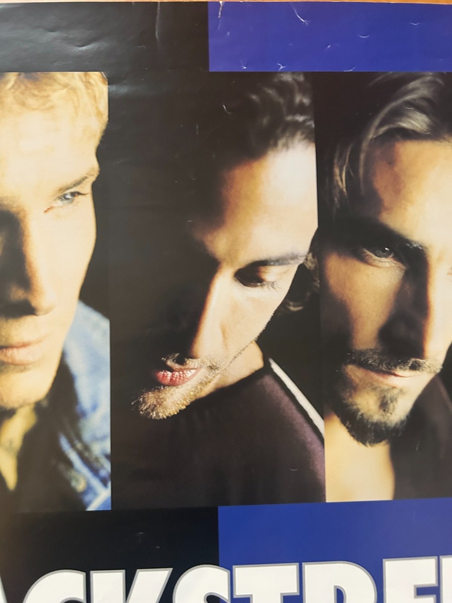 Backstreet Boys / Black & Blue 2000 Japan Original Promo Poster B2