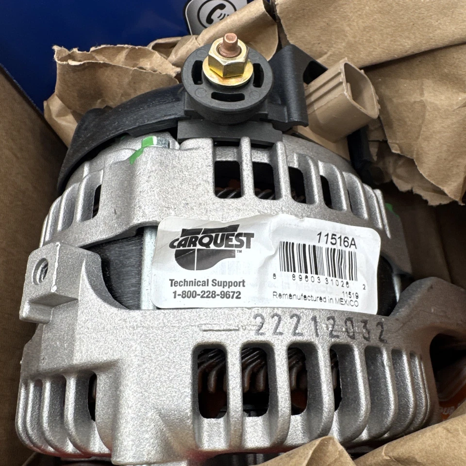 Alternador CarQuest 11516A para Toyota Camry 2010-2011 L4 2,5 L remanufacturado Foto 3 de 4
