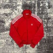 Adidas Firebird Trainingsjacke Rot/Weiß Retro -Größe S- Trackjacket Damen