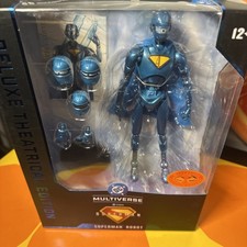DC Multiverse Superman Robot Fig. Deluxe Theatrical Edition McFarlane NIB Sealed