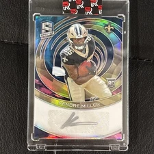 Kendre Miller 2023 Panini Spectra Rookie Autographs Nebula Auto 1/2
