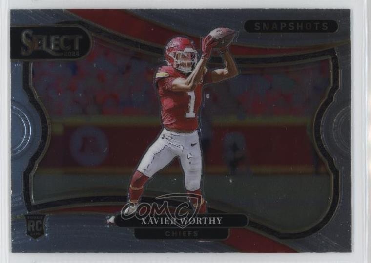 2024 Panini Select Snapshots Xavier Worthy #19 1q0l