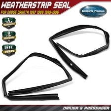 2Pcs LH & RH Door Window Glass Channel Weatherstrip Seals for Dodge Dakota 87-96