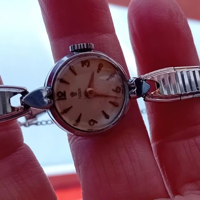 Atemberaubende Vintage Tudor by Rolex Damen ~17mm Art Deco Swiss Tudor -läuft -AF