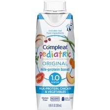 Compleat Pediatric Tube Feed Formula Unflavored 250mL Carton Ages 1-13 Years 24
