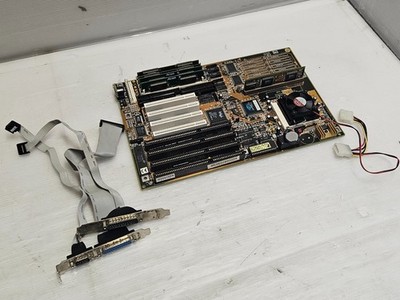 Soyo 5TCU0 Socket 7 + Pentium 75MHz + RAM 32MB - WORKING VINTAGE MOTHERBOARD