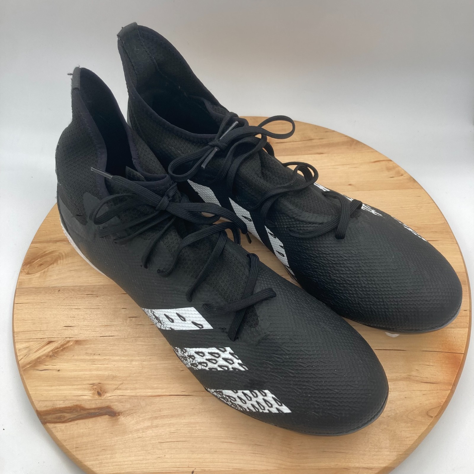 Adidas Shoes Men’s  Predator Freak .3 Demonskin Black Soccer Cleats Size 13