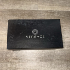 Versace Men's Blue Velvet Geometric Studded Loafers Slip-On Size 10. Never worn