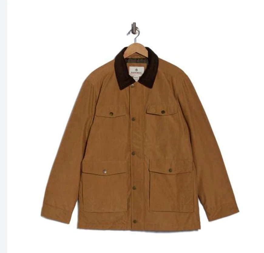 Rainforest Insulated Barn Jacket in Brown XL